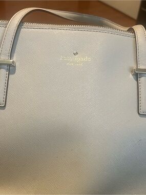 kate spade Cream Saffiano Leather Tote
